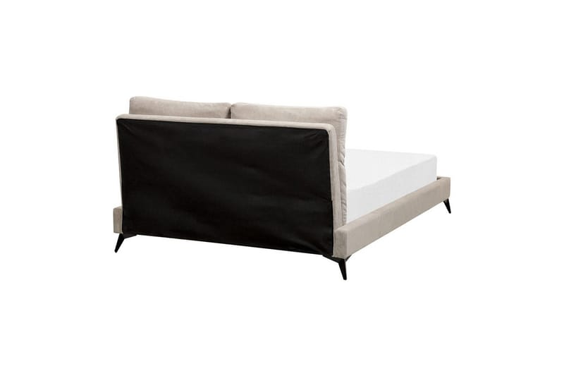 Säng med lamellram Melle - Taupe/Manchestertyg, 140x200 cm - Möbler - Säng - Sängram & sängstomme