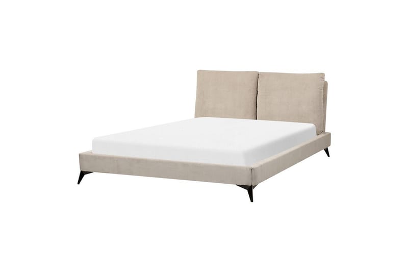 Säng med lamellram Melle - Taupe/Manchestertyg, 160x200 cm - Möbler - Säng - Sängram & sängstomme