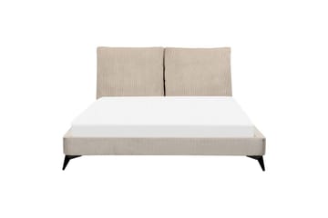 Säng med lamellram Melle - Taupe/Manchestertyg, 160x200 cm - Möbler - Säng - Sängram & sängstomme