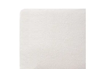 Säng med lamellram Melle - Vit, Svart/Bouclé, 180x200 cm - Möbler - Säng - Sängram & sängstomme