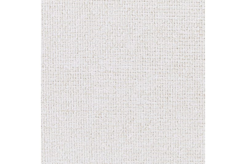 Säng med lamellram Millay - Vit, ljust trä, svart/Polyester, 140x200 cm - Möbler - Säng - Sängram & sängstomme