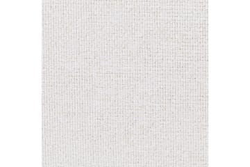 Säng med lamellram Millay - Vit, ljust trä, svart/Polyester, 180x200 cm - Möbler - Säng - Sängram & sängstomme