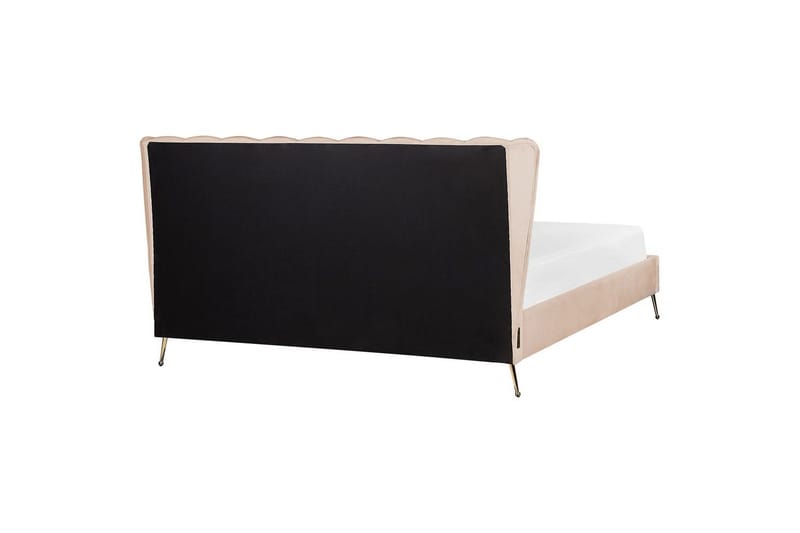 Säng med lamellram Miribel - Beige, guld, 180x200 cm - Möbler - Säng - Sängram & sängstomme