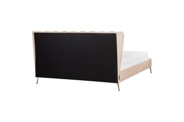 Säng med lamellram Miribel - Beige, guld, 180x200 cm - Möbler - Säng - Sängram & sängstomme
