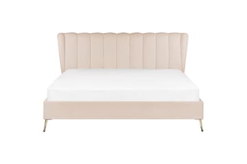 Säng med lamellram Miribel - Beige, guld, 180x200 cm - Möbler - Säng - Sängram & sängstomme