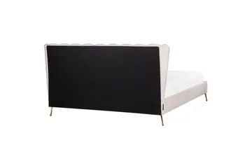 Säng med lamellram Miribel - Rosa, guld, 180x200 cm - Möbler - Säng - Sängram & sängstomme