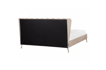 Säng med lamellram Miribel - Taupe, guld, 180x200 cm - Möbler - Säng - Sängram & sängstomme