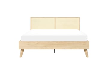 Säng med lamellram Monpazier - Ljus trä, 160x200 cm - Möbler - Säng - Sängram & sängstomme