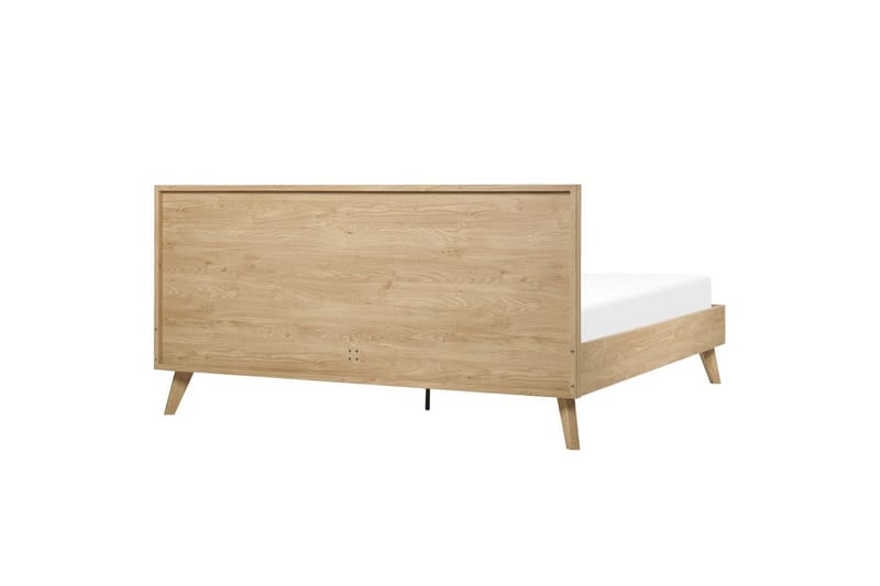 Säng med lamellram Monpazier - Ljus trä, 180x200 cm - Möbler - Säng - Sängram & sängstomme