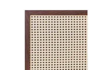 Säng med lamellram Monpazier - Mörkt trä, 140x200 cm - Möbler - Säng - Sängram & sängstomme