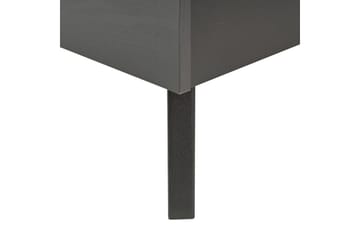 Säng med lamellram Monpazier - Svart, ljust trä, 140x200 cm - Möbler - Säng - Sängram & sängstomme