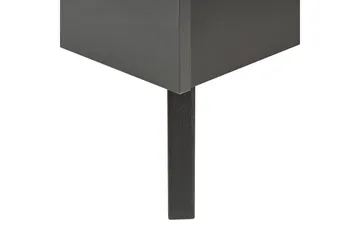 Säng med lamellram Monpazier - Svart, ljust trä, 140x200 cm - Möbler - Säng - Sängram & sängstomme