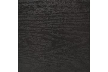 Säng med lamellram Monpazier - Svart, ljust trä, 140x200 cm - Möbler - Säng - Sängram & sängstomme