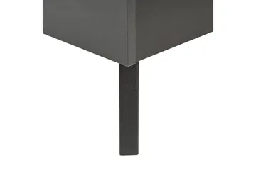 Säng med lamellram Monpazier - Svart, ljust trä, 160x200 cm - Möbler - Säng - Sängram & sängstomme