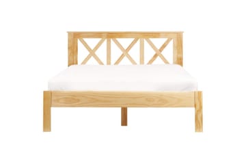 Säng med lamellram Tannay - Ljus trä, 140x200 cm - Möbler - Säng - Sängram & sängstomme