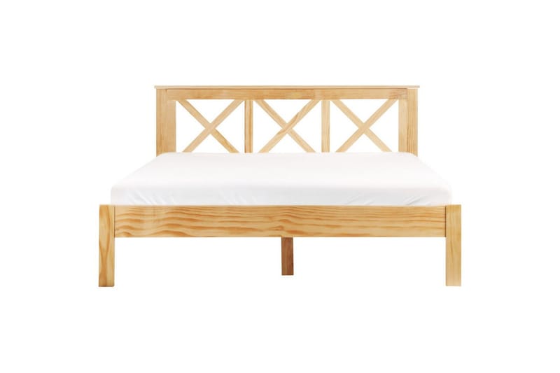 Säng med lamellram Tannay - Ljus trä, 160x200 cm - Möbler - Säng - Sängram & sängstomme