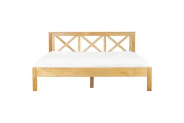 Säng med lamellram Tannay - Ljus trä, 180x200 cm - Möbler - Säng - Sängram & sängstomme