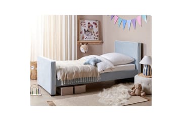 Säng med lamellram Teenie - Blå, Svart - Möbler - Säng - Sängram & sängstomme