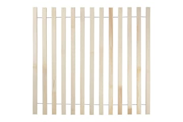 Säng med lamellram Valognes - Krämvit, Svart, 160x200 cm - Möbler - Säng - Sängram & sängstomme