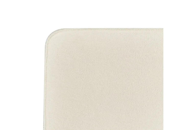 Säng med lamellram Valognes - Krämvit, Svart, 160x200 cm - Möbler - Säng - Sängram & sängstomme