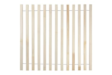 Säng med lamellram Valognes - Krämvit, Svart, 160x200 cm - Möbler - Säng - Sängram & sängstomme