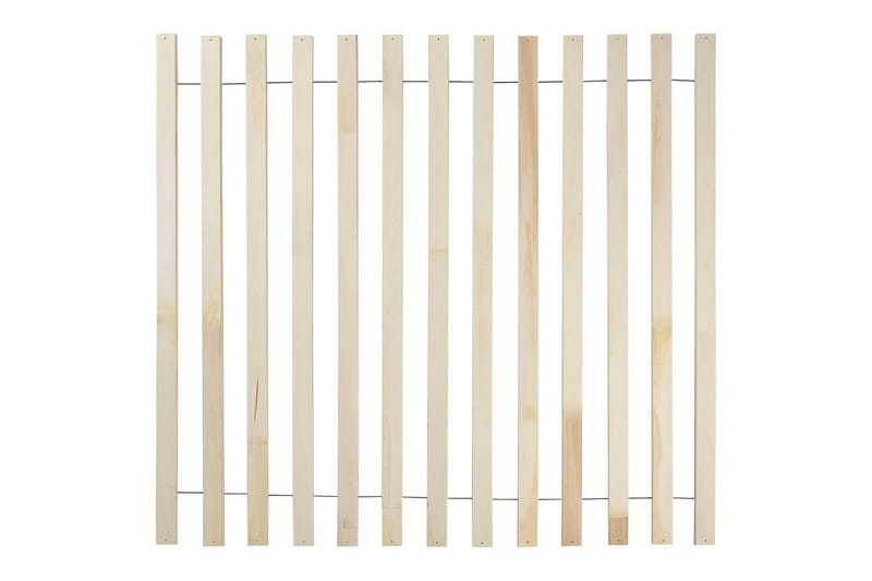 Säng med lamellram Valognes - Krämvit, Svart, 160x200 cm - Möbler - Säng - Sängram & sängstomme