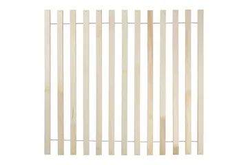 Säng med lamellram Valognes - Krämvit, Svart, 160x200 cm - Möbler - Säng - Sängram & sängstomme