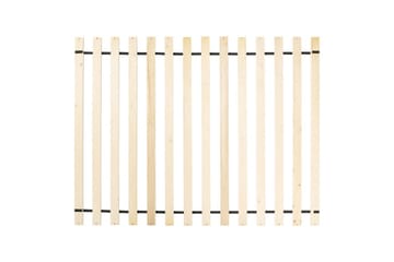 Säng med lamellram Valognes - Krämvit, Svart, 180x200 cm - Möbler - Säng - Sängram & sängstomme