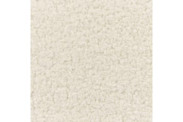Säng med lamellram Valognes - Krämvit, Svart, 180x200 cm - Möbler - Säng - Sängram & sängstomme