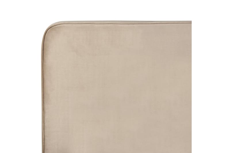 Säng med lamellram Valognes - Taupe, svart, 160x200 cm - Möbler - Säng - Sängram & sängstomme