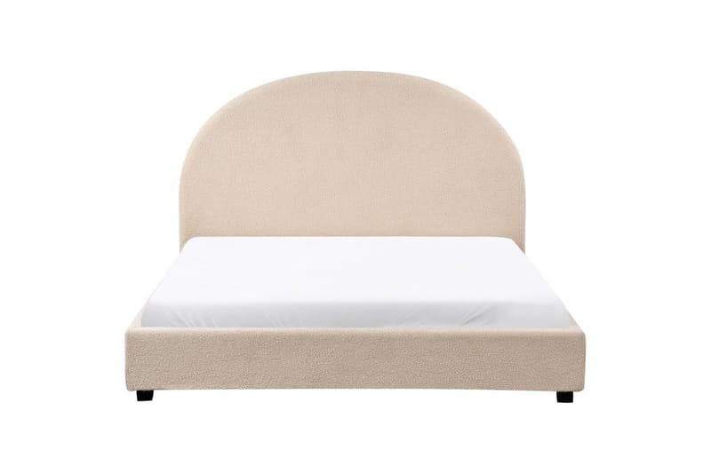 Säng med lamellram Vaucluse - Beige/Bouclé, 140x200 cm - Möbler - Säng - Sängram & sängstomme