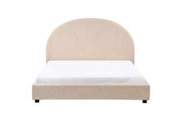 Säng med lamellram Vaucluse - Beige/Bouclé, 140x200 cm - Möbler - Säng - Sängram & sängstomme