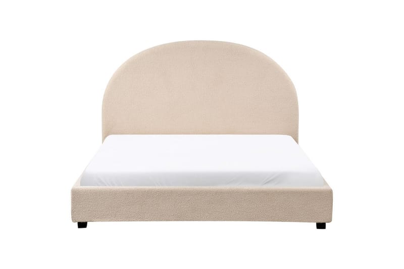 Säng med lamellram Vaucluse - Beige/Bouclé, 140x200 cm - Möbler - Säng - Sängram & sängstomme
