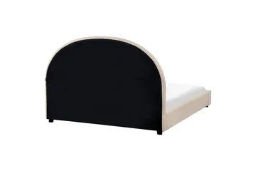 Säng med lamellram Vaucluse - Beige/Bouclé, 140x200 cm - Möbler - Säng - Sängram & sängstomme