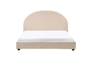 Säng med lamellram Vaucluse - Beige/Bouclé, 160x200 cm - Möbler - Säng - Sängram & sängstomme