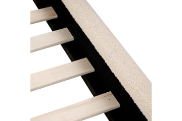 Säng med lamellram Vaucluse - Beige/Bouclé, 160x200 cm - Möbler - Säng - Sängram & sängstomme