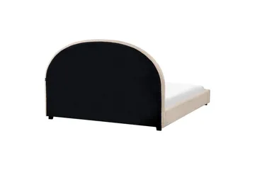 Säng med lamellram Vaucluse - Beige/Bouclé, 160x200 cm - Möbler - Säng - Sängram & sängstomme