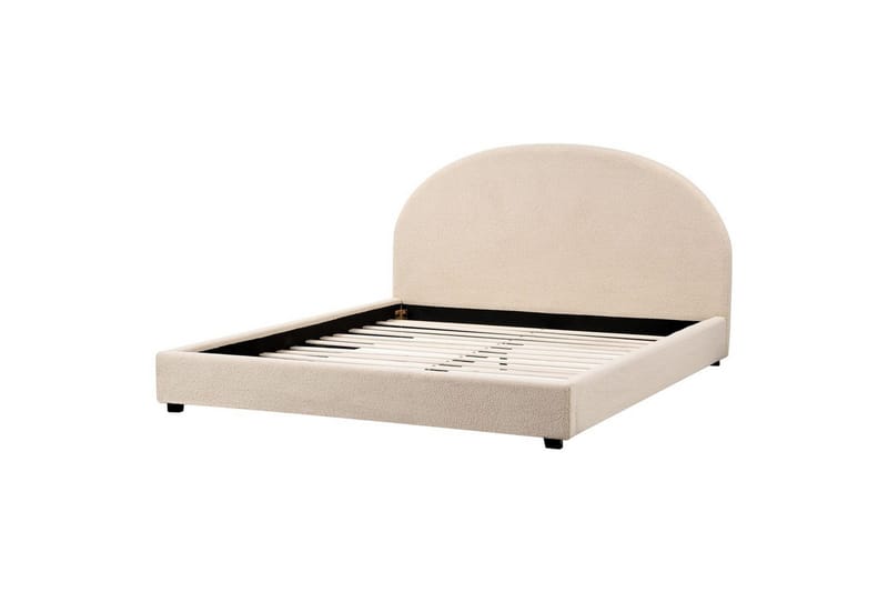 Säng med lamellram Vaucluse - Beige/Bouclé, 180x200 cm - Möbler - Säng - Sängram & sängstomme