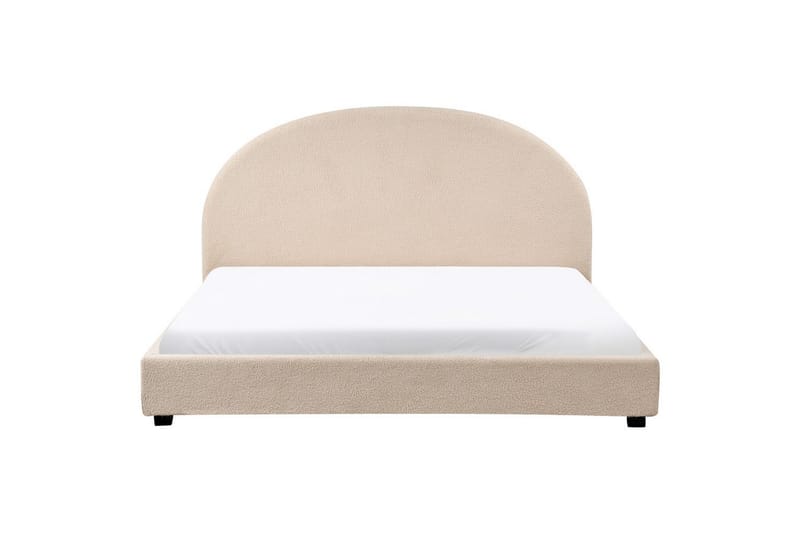 Säng med lamellram Vaucluse - Beige/Bouclé, 180x200 cm - Möbler - Säng - Sängram & sängstomme