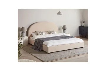 Säng med lamellram Vaucluse - Beige/Bouclé, 180x200 cm - Möbler - Säng - Sängram & sängstomme