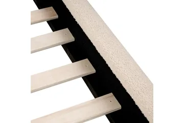 Säng med lamellram Vaucluse - Beige/Bouclé, 180x200 cm - Möbler - Säng - Sängram & sängstomme