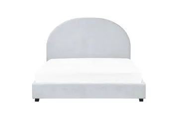 Säng med lamellram Vaucluse - Ljusblå/Polyester, 140x200 cm - Möbler - Säng - Sängram & sängstomme