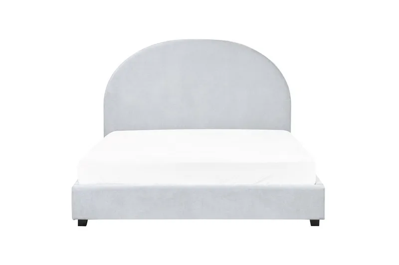 Säng med lamellram Vaucluse - Ljusblå/Polyester, 140x200 cm - Möbler - Säng - Sängram & sängstomme