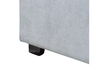 Säng med lamellram Vaucluse - Ljusblå/Polyester, 140x200 cm - Möbler - Säng - Sängram & sängstomme