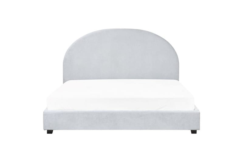 Säng med lamellram Vaucluse - Ljusblå/Polyester, 160x200 cm - Möbler - Säng - Sängram & sängstomme