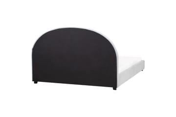 Säng med lamellram Vaucluse - Ljusblå/Polyester, 160x200 cm - Möbler - Säng - Sängram & sängstomme