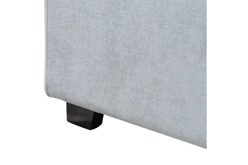 Säng med lamellram Vaucluse - Ljusblå/Polyester, 180x200 cm - Möbler - Säng - Sängram & sängstomme