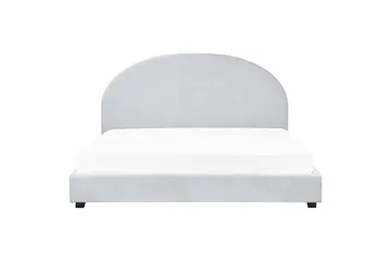 Säng med lamellram Vaucluse - Ljusblå/Polyester, 180x200 cm - Möbler - Säng - Sängram & sängstomme