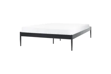 Säng med lamellram Vaurs - Svart, 140x200 cm - Möbler - Säng - Sängram & sängstomme