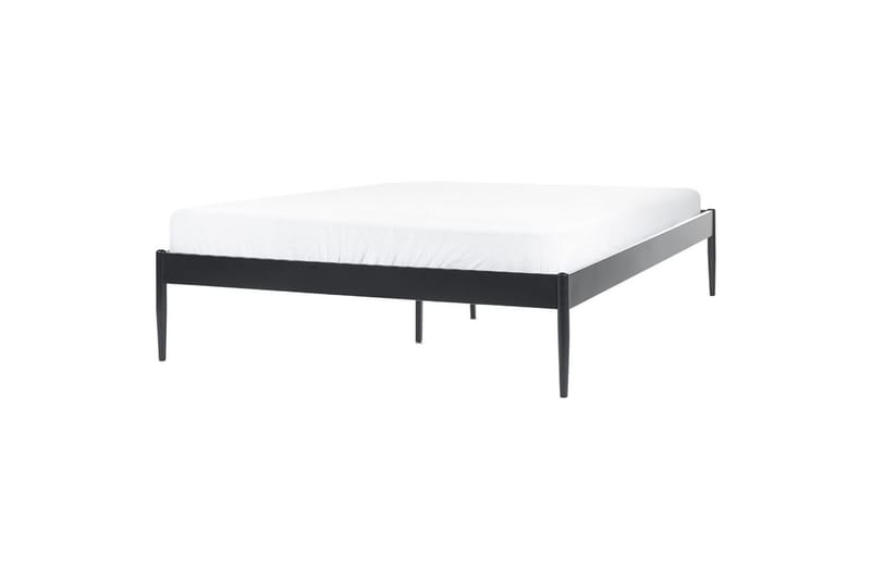 Säng med lamellram Vaurs - Svart, 140x200 cm - Möbler - Säng - Sängram & sängstomme